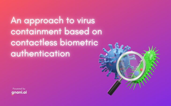 An approach to virus containment based on contactless biometric authentication